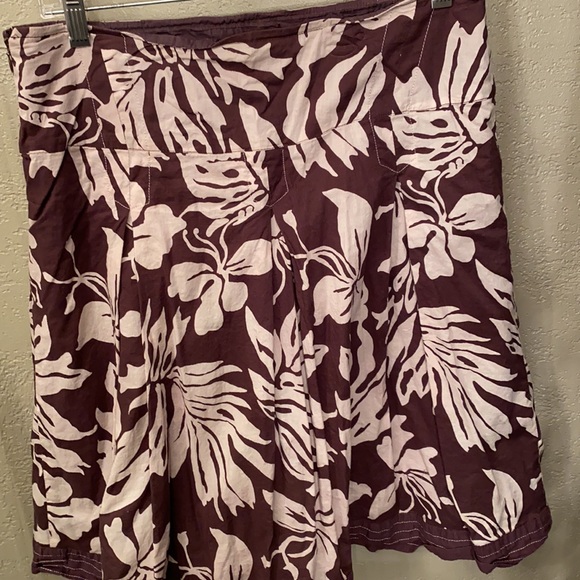 Dimri tropical print brown and cream skirt - Picture 3 of 4